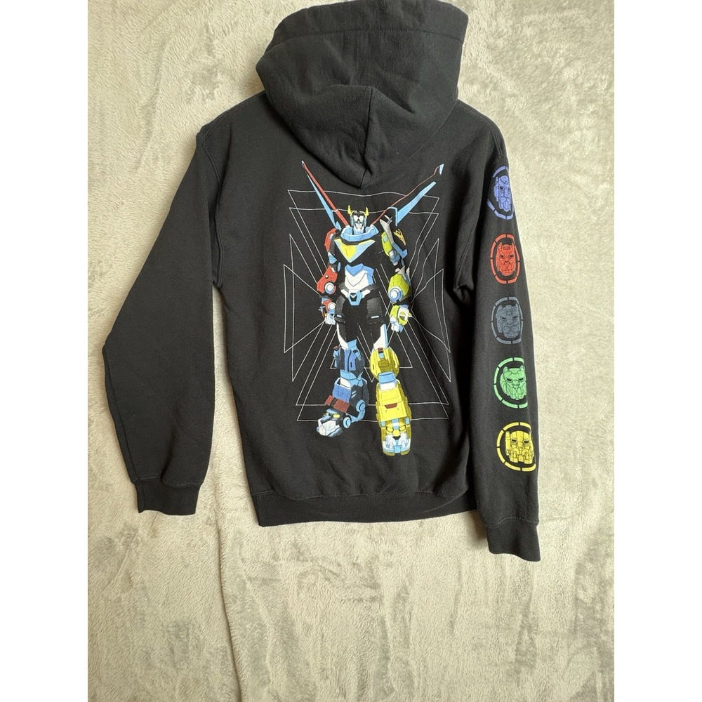 VOLTRON Legendary Defender Hoodie Black Pullover Adult Size Small - Picture 6 of 16